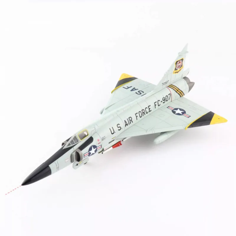 

Литая под давлением масштаб 1:72 F-102A ВВС США, сплав, готовая имитационная модель, статическое украшение, сувенирные подарки для взрослых