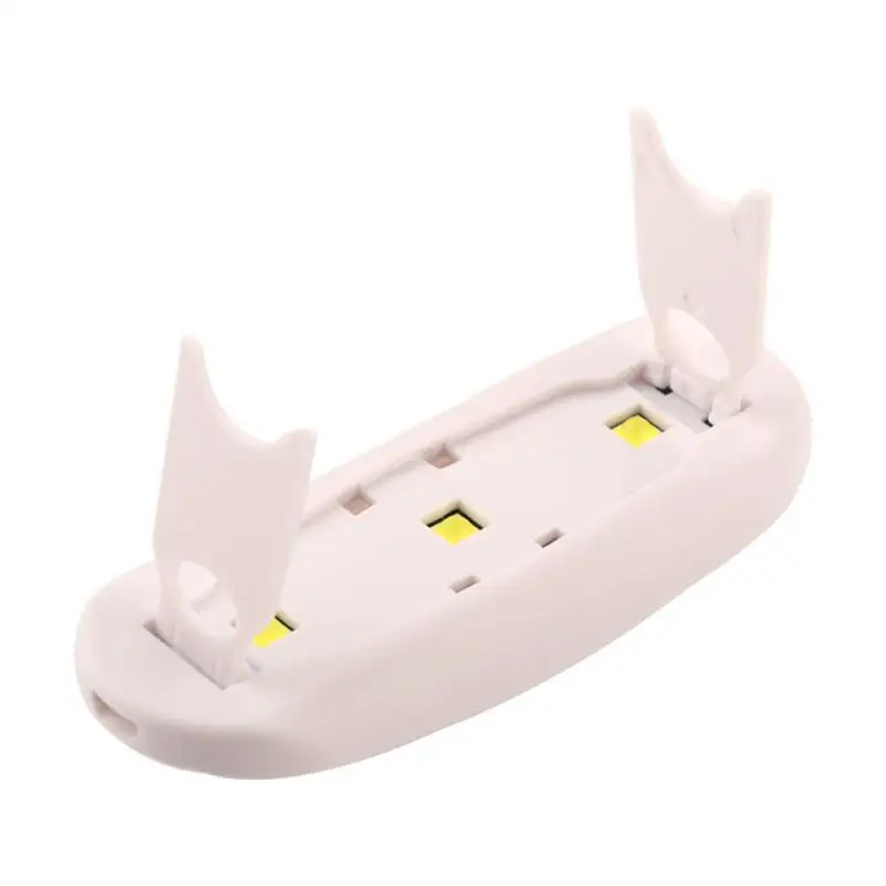 미니 UV LED 램프, USB 충전 젤 광택제 경화기, 접이식 네일 광택제, 빠른 조명, 네일 드라이어, 1 개, 2 개, 3 개, 50m