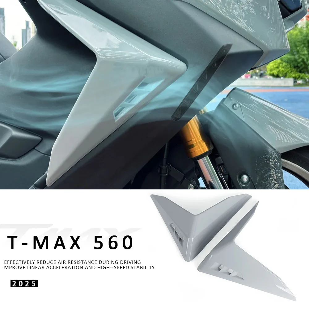 Für Yamaha T-MAX TMAX 560 2025 Zubehör Motorrad TMAX 560 Bein Verkleidung Windabweiser Seite Deflektor Spoiler Windabweiser