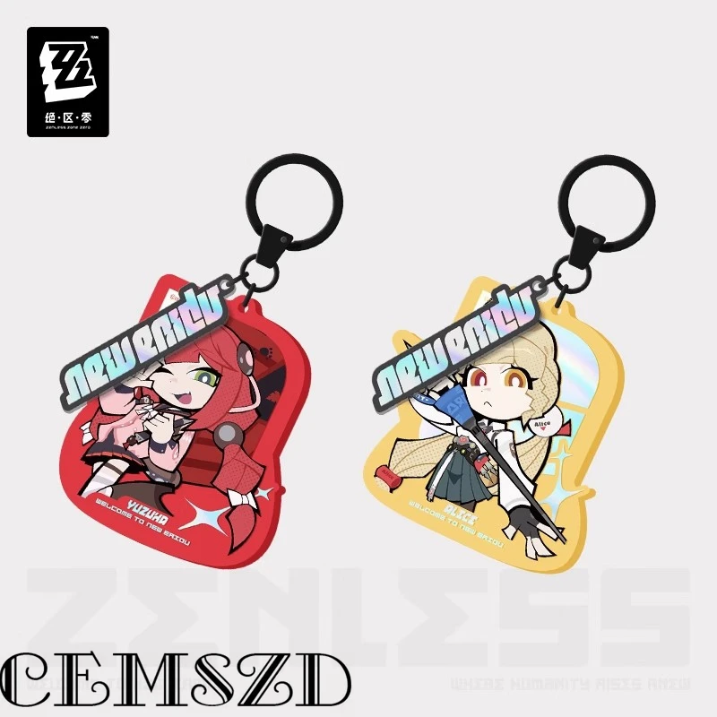 

[Подлинная] Горячая игра Zenless Zone Zero Alice Ukinami Yuzuha Q.Ver акриловый кулон для косплея аниме аксессуары с героями мультфильмов брелок реквизит