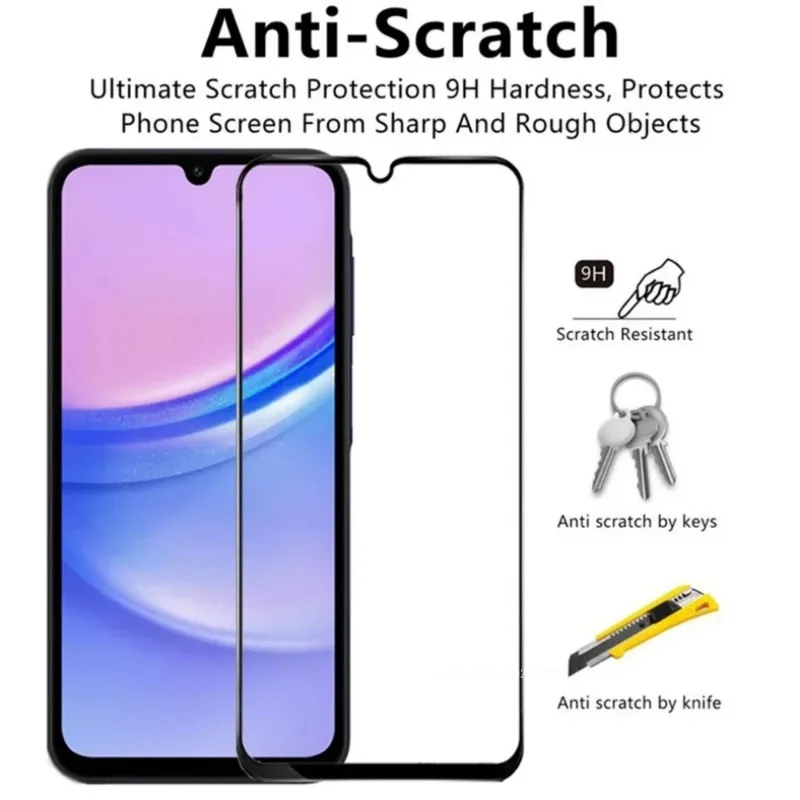 3PCS Szkło ochronne HD do Samsung A25 A15 A13 A24 A31 A33 A53 A73 5G Screen Protector do Samsung A34 A52 A54 A55 A60 A71 A90