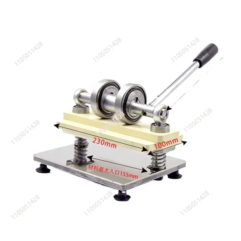 Double Wheel Hand Leather Cutting Machine Photo Paper PVC/EVA Sheet Cutter DIY Leather Die Cutting Machine Punching Manual Press