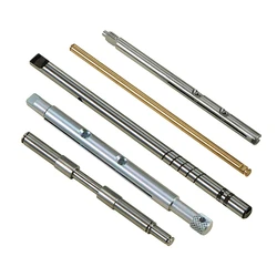Custom Turning Brass Q235 Steel SS304 CNC Machined Long Shaft Thread Spline Motor Shaft Heat Treatment 15Years OEM for Machine
