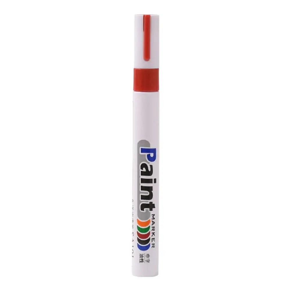 Paint Pen Waterproof Cars Wheel Tire Oily Mark Pen Paint Tyre Quick Pen Marker Dry Graffiti Auto DIY Marker Paint Rubber M2U1