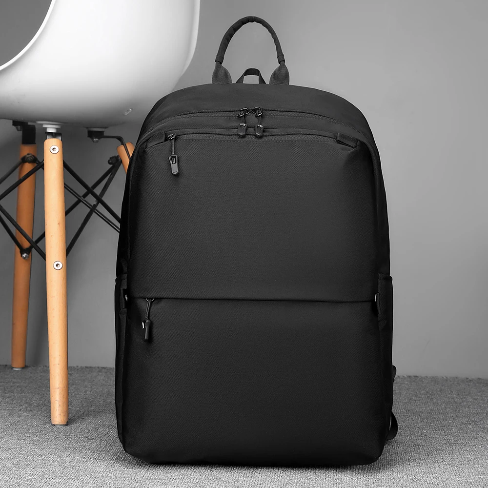 Unisex Business Casual Backpack - Large Capacity Oxford Fabric Laptop Bag, Durable Water-Resistant Travel Backpack for Work Coll
