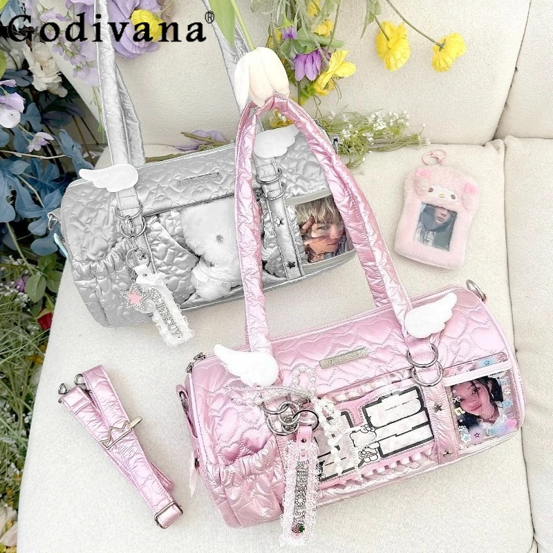 

Original Japanese Korean Fashion Pain Bag Itabag College Student Casual Versatile Large Capacity Crossbody Bag Shoulder Bag