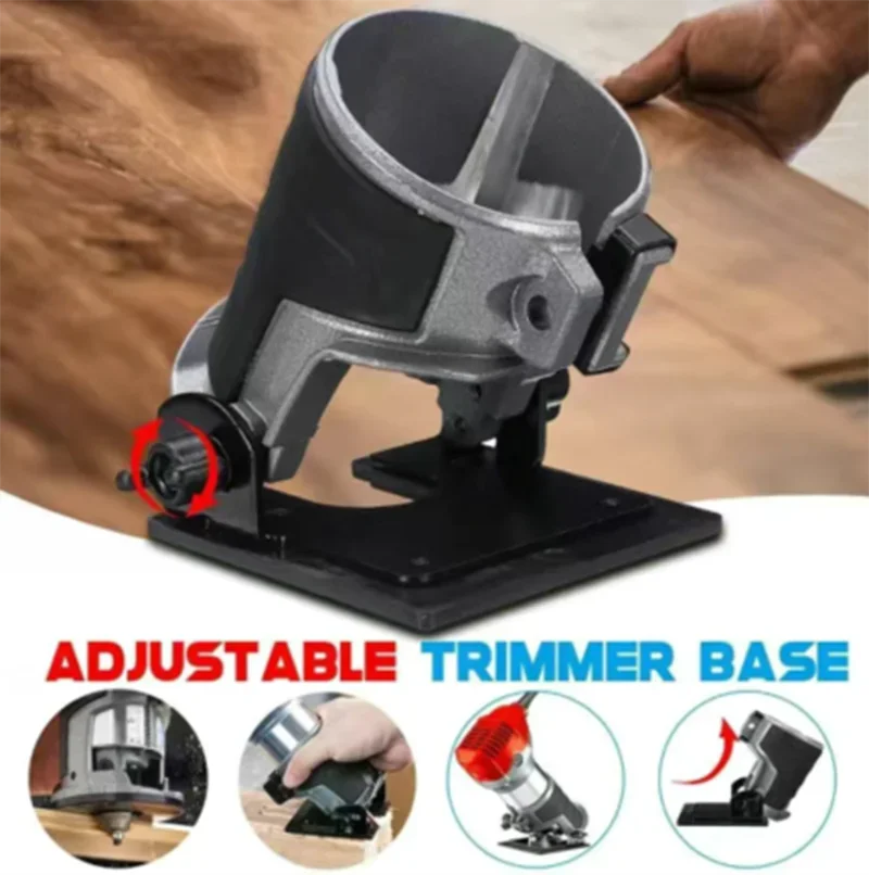 Imagem -03 - Compact Router Tilt Base para Trim Laminados Power Tool Acessórios Woodworking Cutter Trimmer Machine Pcs 65 mm