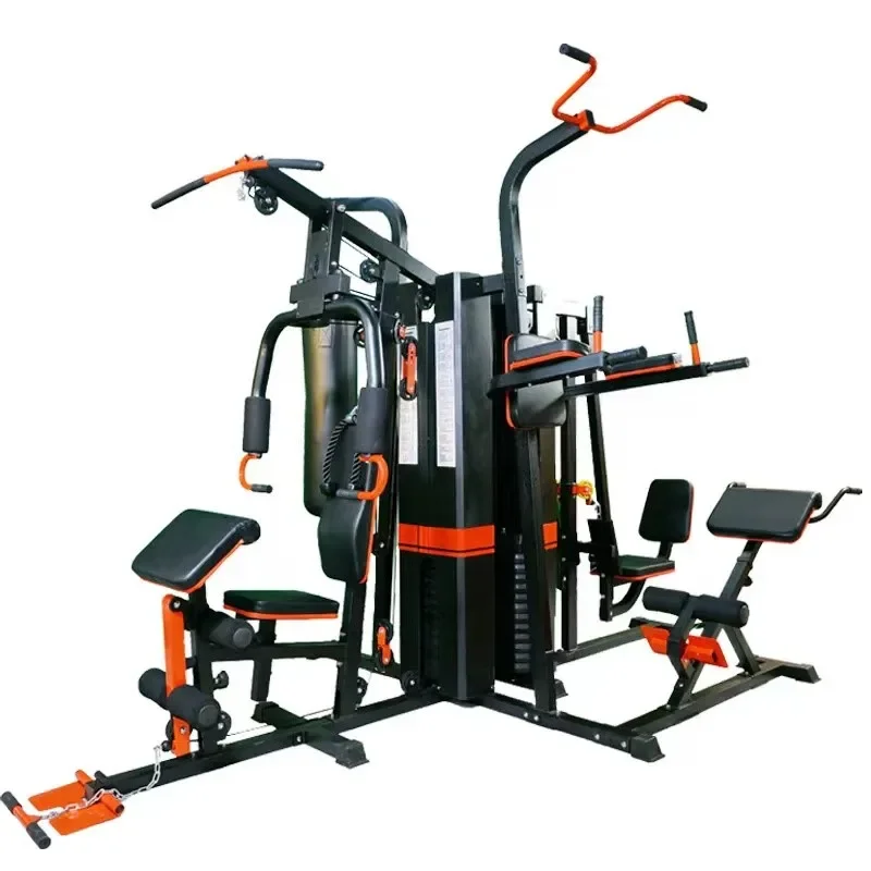 2026 5 Station Multi Gym Smith Machine Home Strength Training Equipment
