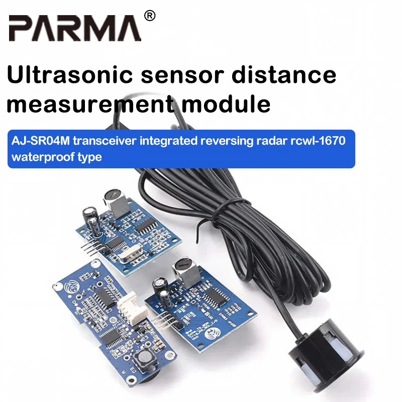 AJ-SR04M Transceiver Integrated Reverse Parking Radar, rcwl-1670 Waterproof Ultrasonic Sensor Distance Measurement Module