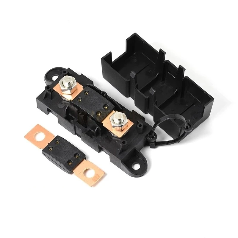 ANM MEGA298 High Current Car Bolt Fixed Large Flat Plug Fuse Holder for RV Air Conditioner Modification