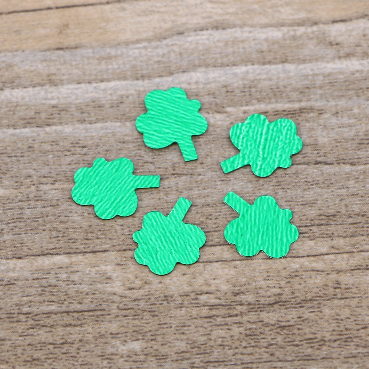 

St Patrick's Day Confetti Shamrock Cutouts Green Plastic Decorations Party Supplies Banner Table Setting Sequins