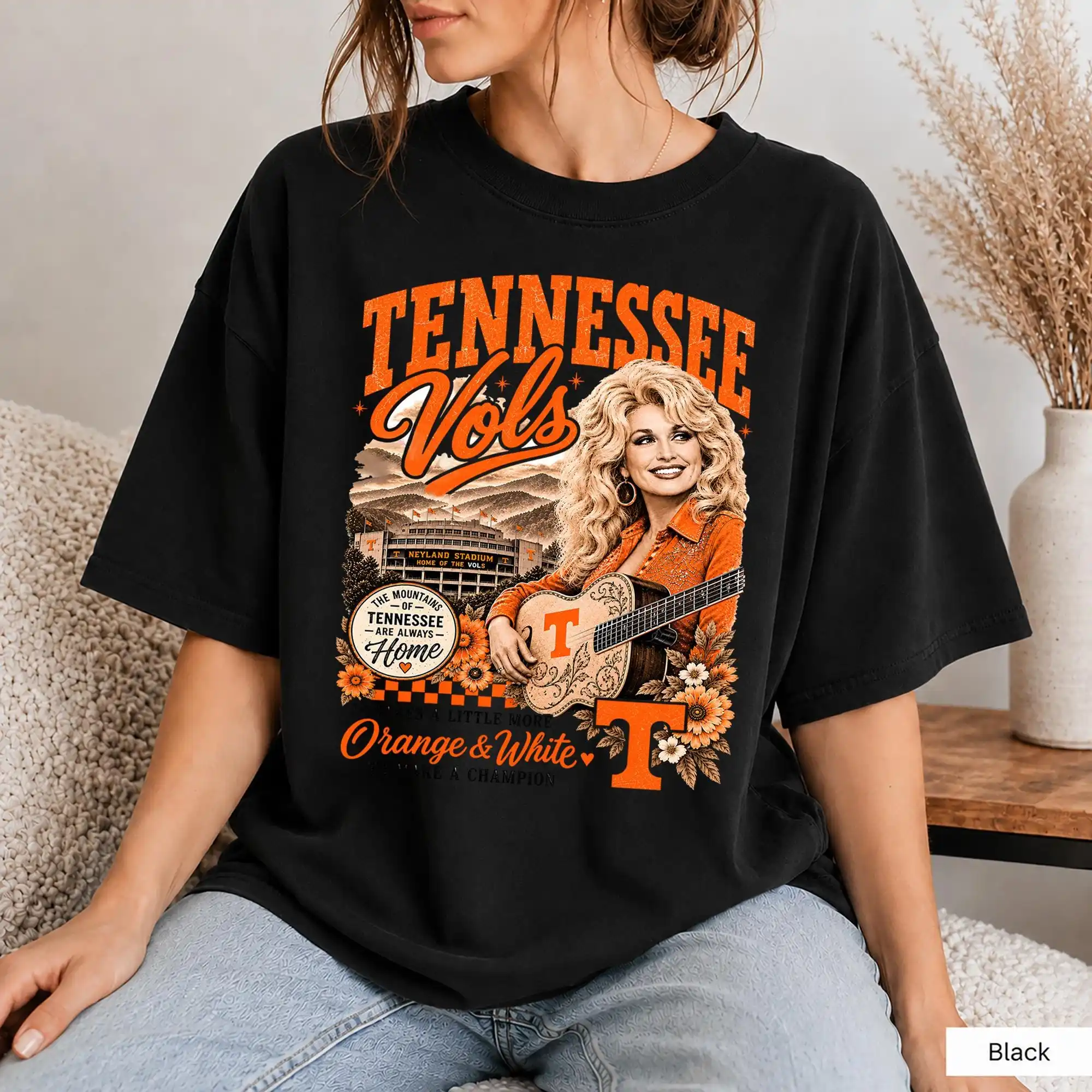 Vintage Country Queen Dolly Graphic T Shirt Women Men Casual Classic Author Print T-shirts for Fan Gifts