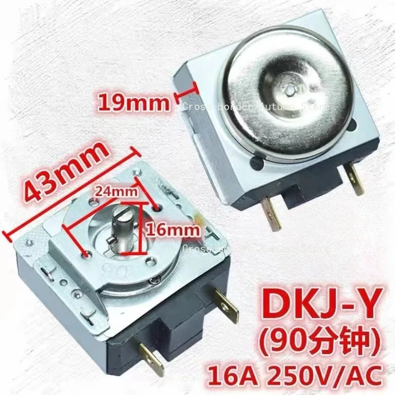 Kitchen Mechanical Timer 90 Minutes With Bell Round Shaft Replacement Part For Electric Pressure Cooker Oven Rice Cooker