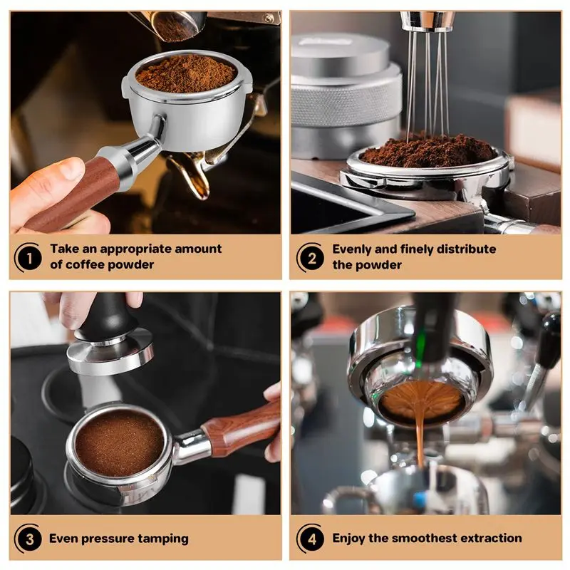 B03C-58Mm Coffee Bottomless Portafilter For GAGGIA Filter Basket Replacement Espresso Machine Accessory Coffee Tool