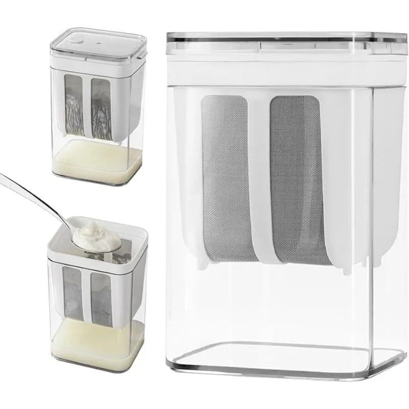 

Greek Yogurt Strainer, Multi Yoghurt Maker Strainer for Thick Greek Yogurt,Soybean Milk,Kefir, Berries, Soup, Fruit Juice,Coffee