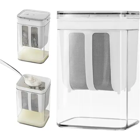 Colino per yogurt greco, colino multi per yogurt greco spesso, latte di soia, kebir, bacche, zuppa, succo di frutta, caffè