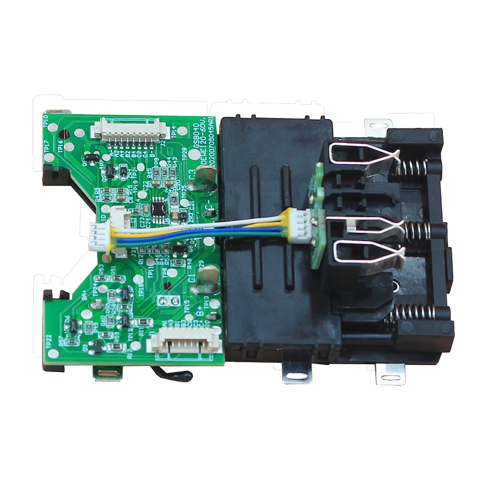 เคสแบตเตอรี่พลาสติก Li-ion แบบ DCB609กล่องแผงวงจรป้องกันการชาร์จ PCB สำหรับ DeWalt MAX XR 20V 60V ที่งอได้ DCB612 DCB606