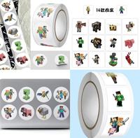 500pcs Cartoon Stickers DIY Cartoon Cute Wall Sticker Roll Sealing Label My World Tape Stickers Decorative Decals Toys Gifts