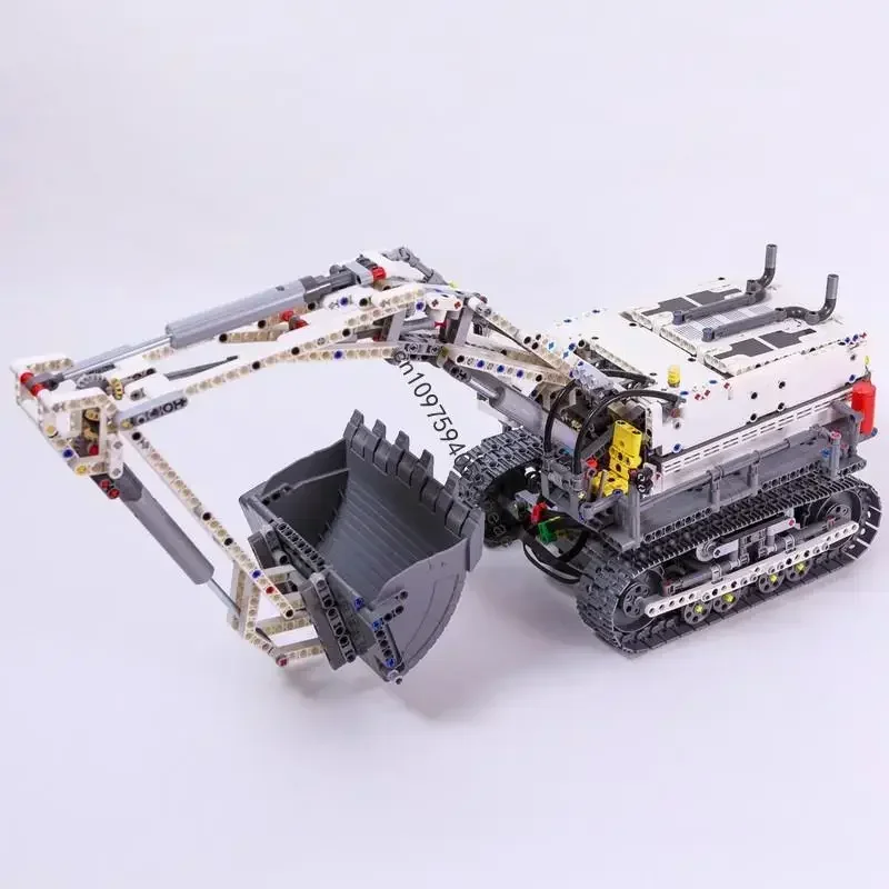 

New 1985Pcs City Engineering Series Motorized Excavator Model Creative Ideas Kids Toy Birthday Gift Technology Custom Puzzle Moc