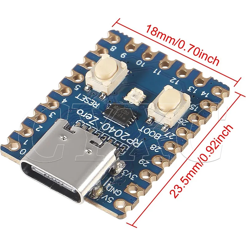 RP2040-Zero RP2040 Mikrokontroler PICO Płyta rozwojowa Dwurdzeniowy procesor Cortex M0+ 264KB 2MB Flash — zdjęcie produktu 6