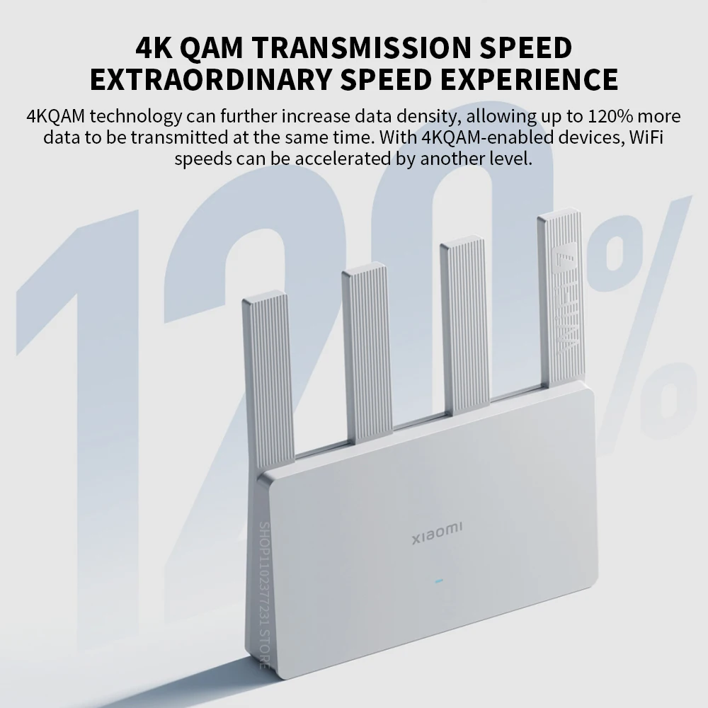 2024 Xiaomi Router BE3600 WiFi7 2.4/5GHz Duan Bands 160Mhz 3570Mbps Mesh Networking Gaming Acceleration 2.5G Ethernet Port