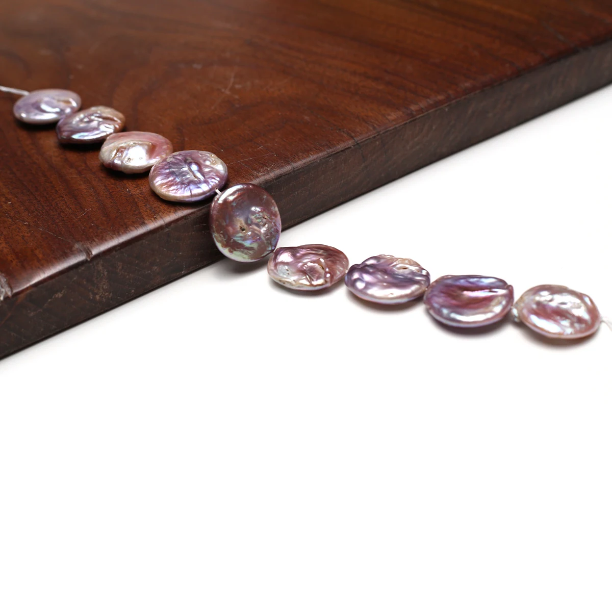 18cm Purple Large Round Piece Strand Beads Natural Freshwater Pearl Beads for Jewelry Making DIY Bracelet Earrings Accessories - Image 5