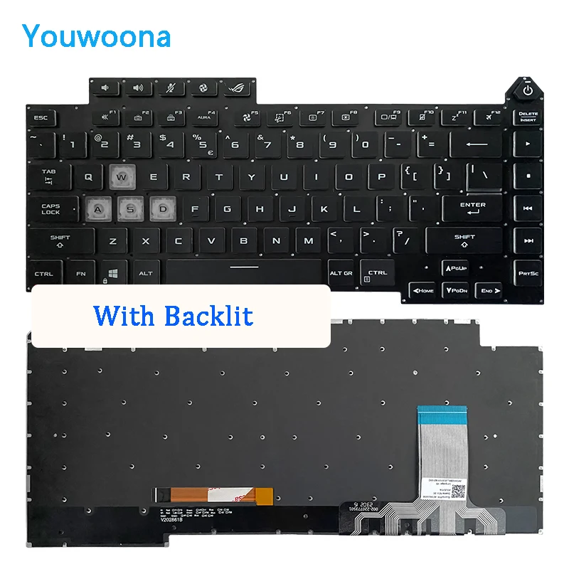 New ORIGINAL Laptop Keyboard For ASUS ROG 2021 G513Q G513R G533 G513QY