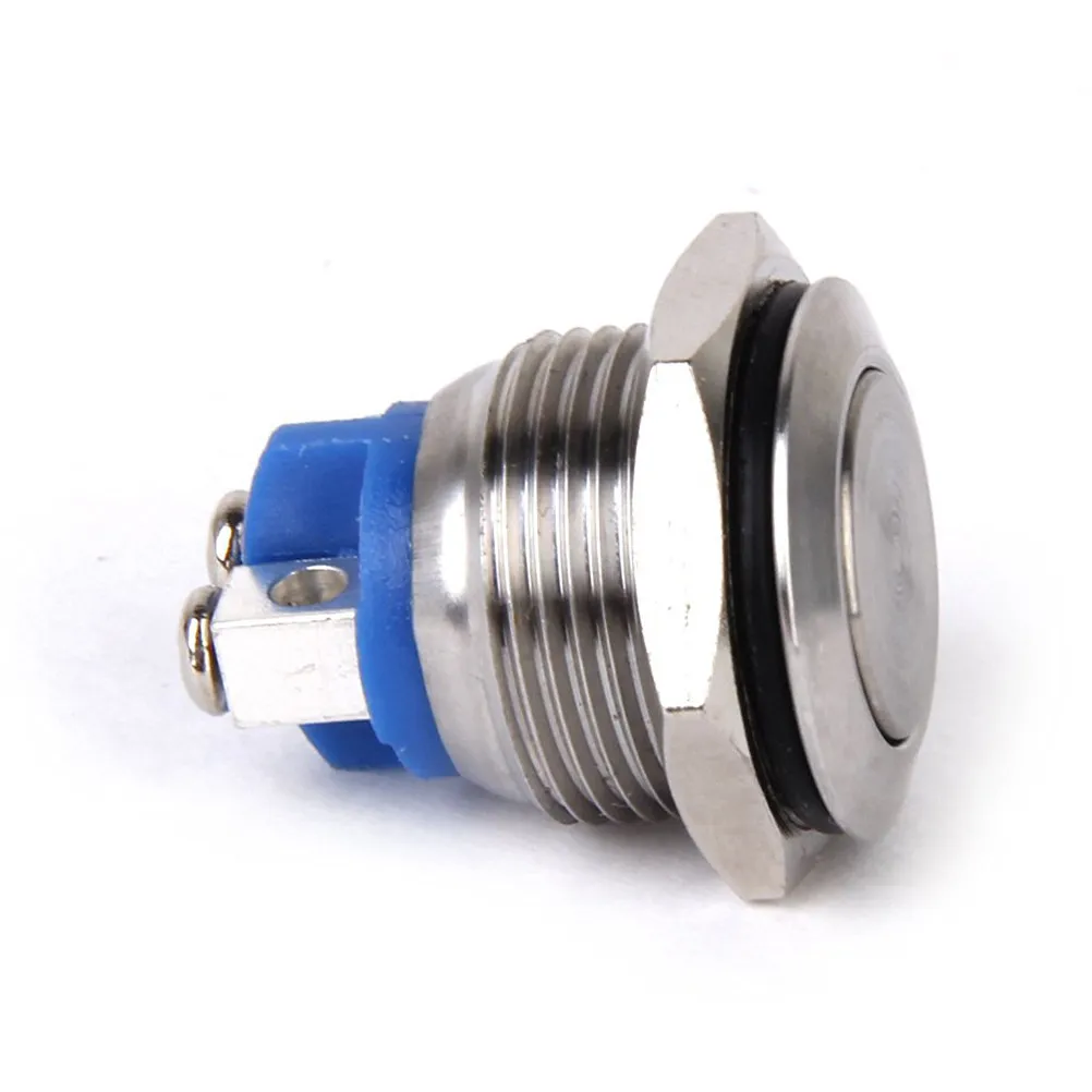 16Mm Stainless Steel Momentary Push Button Switch Waterproof for Car Horn Boat Ignition Doorbell Momentary Push Button view 3