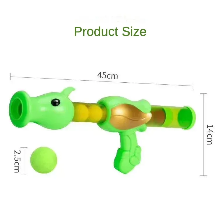 Interactive Cat Toy Ball Pea Aerodynamic Shooter Cats Game Dogs Soft Bomb Launcher Kitten Toys Launch Training Children Pet Gift