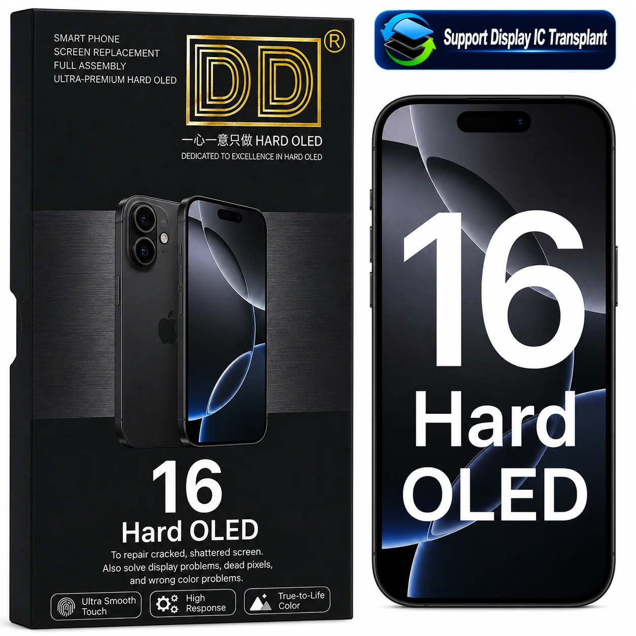 

Original DD SOFT OLED LCD Display Replacement for iPhone 16