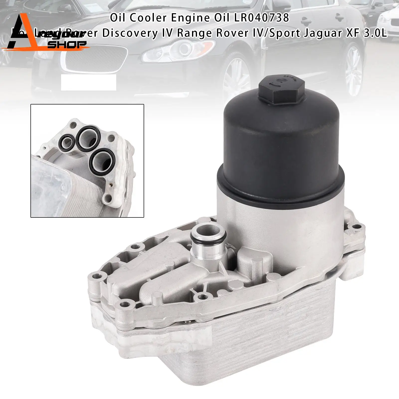 

Oil Cooler Engine Oil for Land Rover Discovery IV Range Rover IV/Sport Jaguar XF