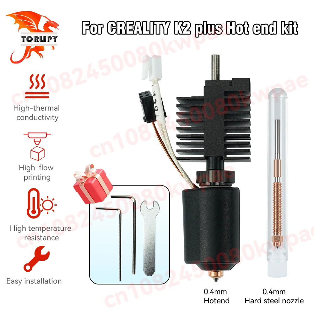 

Для комплекта керамического нагревательного блока Creality K2 Plus, быстросменная насадка 350 ° Аксессуары для высокотемпературных 3D-принтеров C для K2 Plus