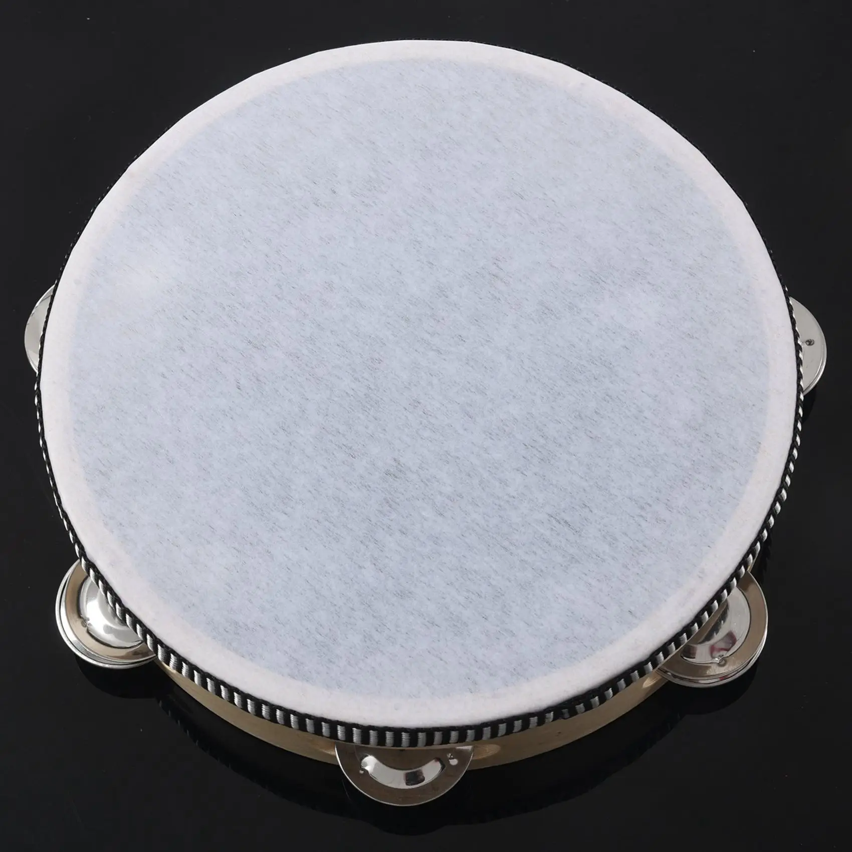 A99I-4Pcs 8 Inch Musical Tambourine Tamborine Drum Round Percussion Gift For KTV Party