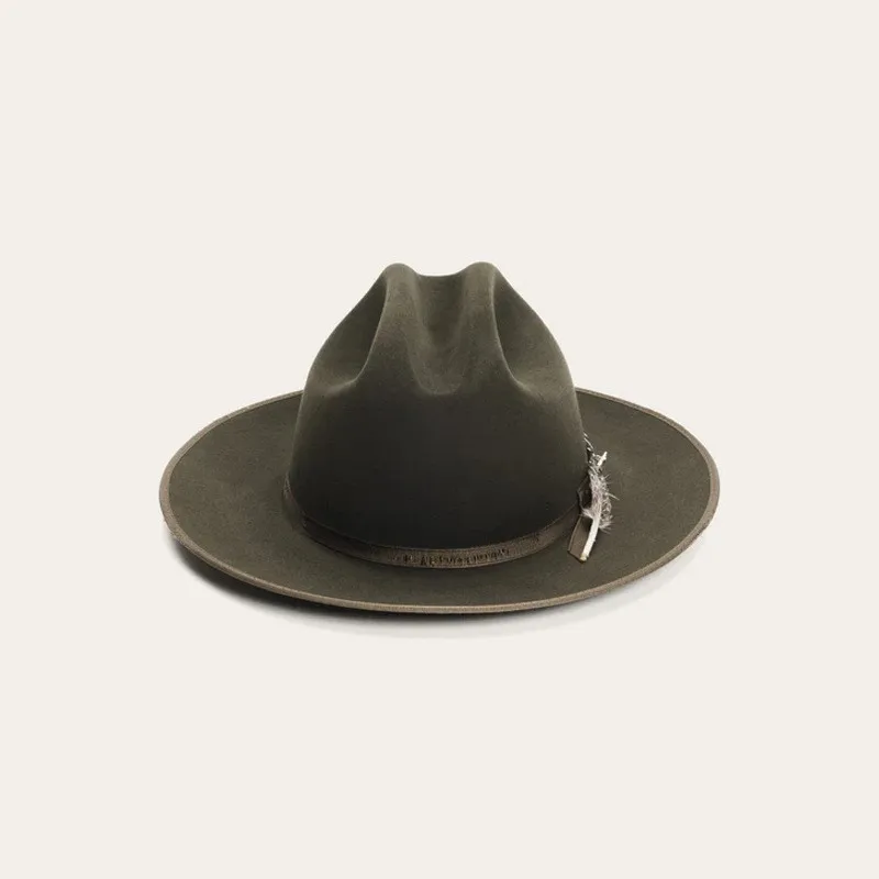 Fashionable style pure top hat with decoration