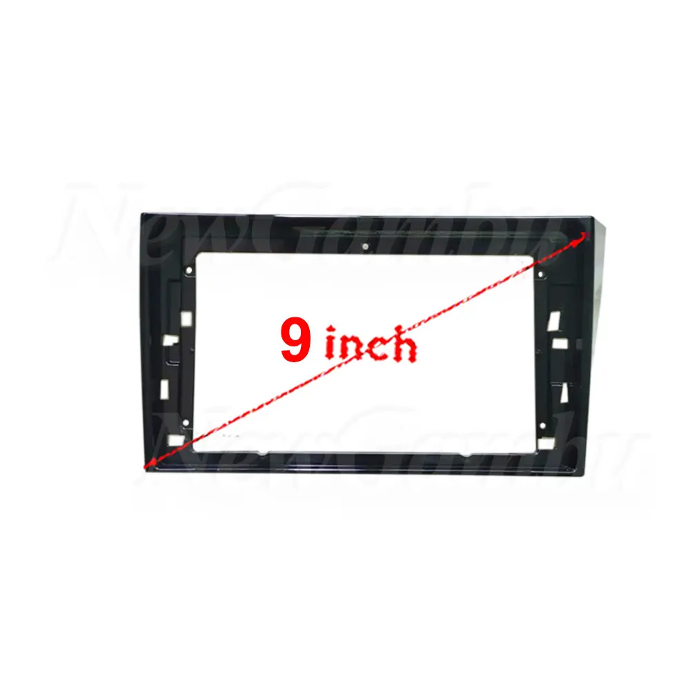 NewGambu 9 Inch Car Radio FIT For Zhonghua H530 Brilliance V5 2011-2017 Frame GPS ABS PC Plastic Fascia Dashboard Plane Frame