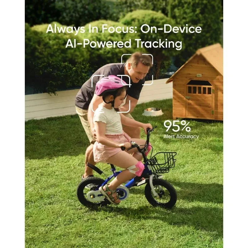 New 4K Dual‑Lens Solar Security Camera, Wireless Outdoor Home Surveillance Cam, Pan & Tilt, 360° Full Coverage, No Blind Spots
