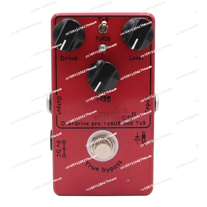 Suitable for TS808 replication of classic overload thruster effects, electronic tube overload