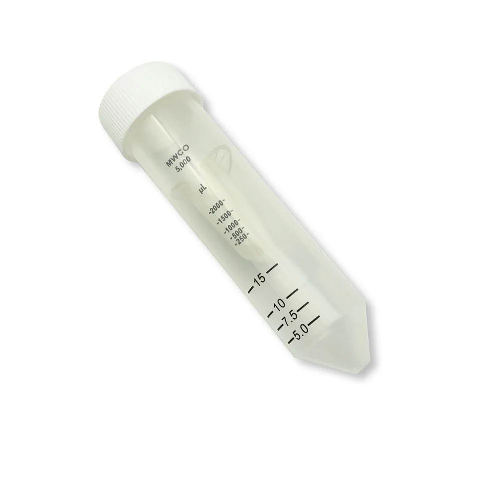 

White Screw Hat Sterile 50ml Disposable Plastic Conical Bottle Graduation Ultrafiltration Centrifuge Tube With Filter