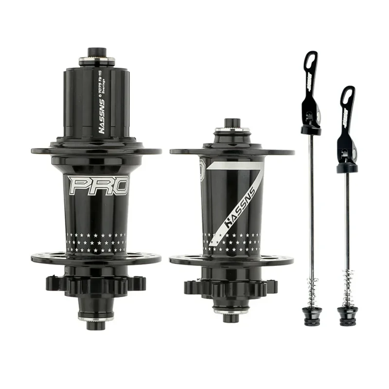 HASSNS pro7 32/24 محور الثقوب الخلفية k7 مكعب محاور الدراجة الجبلية الصاخبة 4 محمل 6 Pawl 120 انقر فوق مكعب الدراجة لسرعات 7/8/9/10/11/12