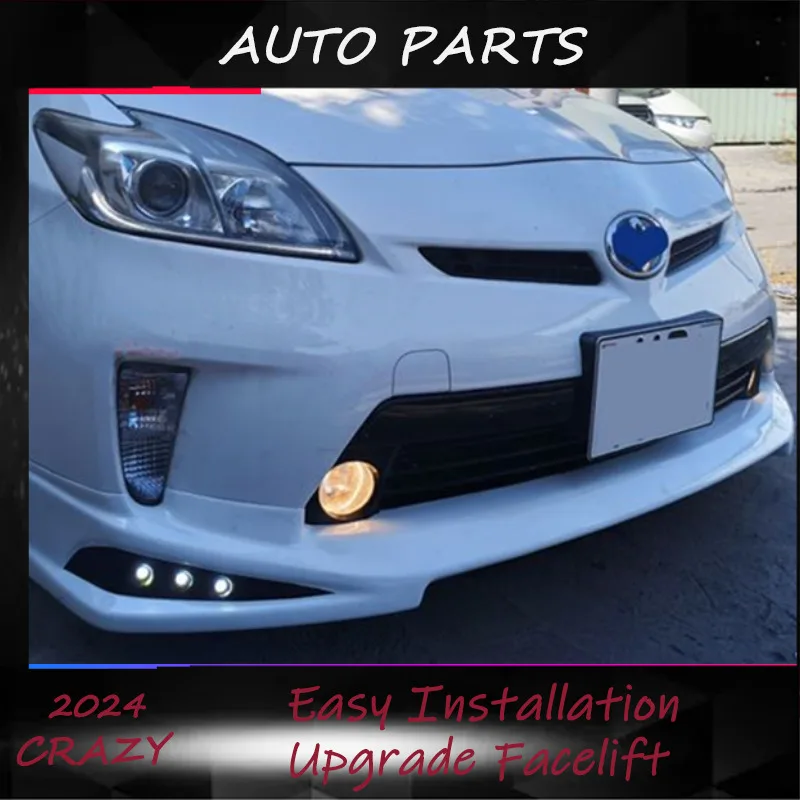 Suitable For Toyota 08-14 Prius Modified Small Surround Front Lip Side Skirt Rear Adm Japanese Version 12prius30