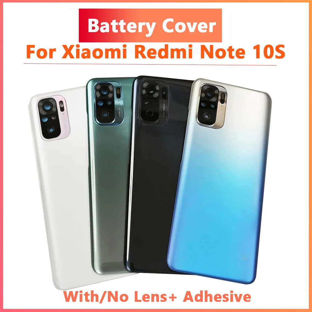 

Original Back Cover For Xiaomi Redmi Note 10s Back Rear Door Case Housing Case For Redmi Note 10s Back Battery Cover