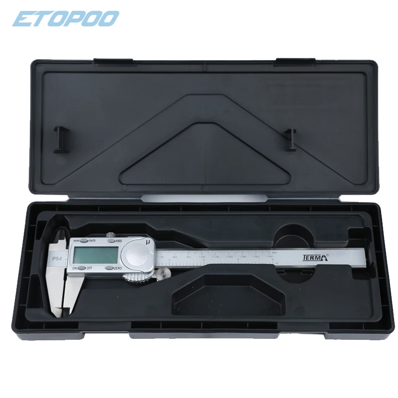 Accuracy 0.005mm Terma brand IP54 150mm 200mm 300mm digital vernier caliper micron electronic caliper thickness micrometer gauge