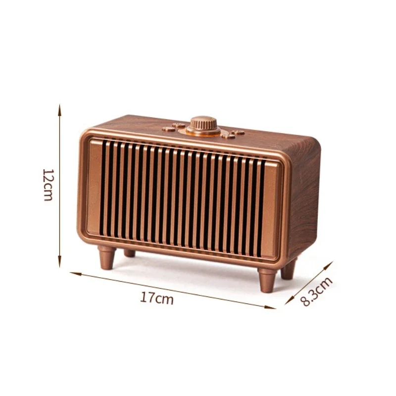 

Nostalgic Bluetooth Speaker Bluetooth Sound Retro Classic Speakers Retro FM Radio Wireless BT V5.3 Wooden Portable Subwoofer