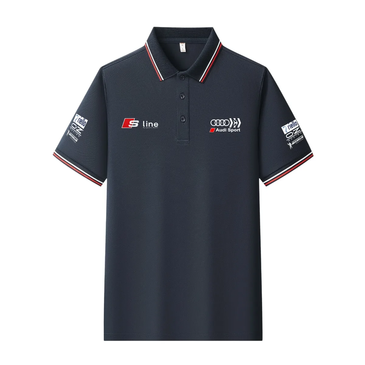 High-quality 2026 Model Shirt, with a Lapel, Suitable for Audi Enthusiasts. Short-sleeved Shirt, Sporty Polo Shirt. Fast Shippin