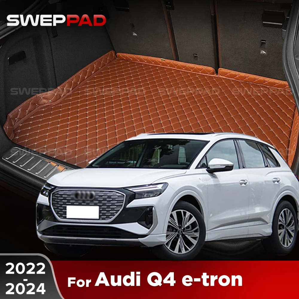 

For Audi Q4 e-tron 2022 2023 2024 3D Car Trunk Mat Cargo Liner Carpet Interior Accessories Cover