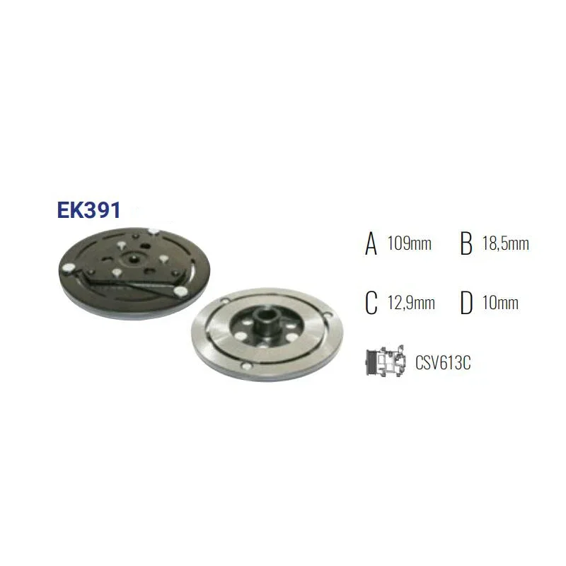 EK391 محول قابض ضاغط التيار المتردد التلقائي CSV613C لنيسان بريميرا/X-TRAIL 351109391   / 92600-AU000 / 92600-AU010 / 92600AU000 EK391
