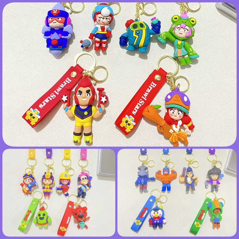 New model Keychain Cartoon Doll Car Keychain Accessories Backpack Pendant