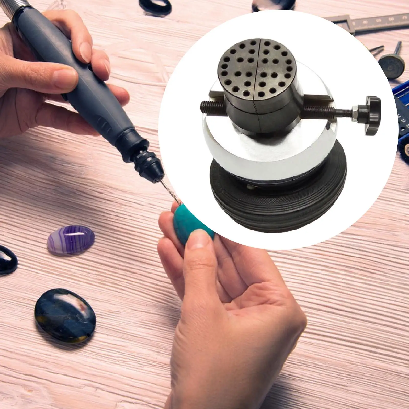 

Многофункциональный регулируемый шаровой тисек для гравировки и резьбы, держатель для гравера, сменный инструмент для позиционирования и фиксации