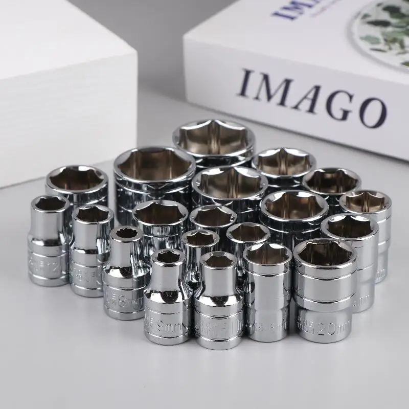 1 قطعة 2025 محرك جديد مجموعة مقابس التصادم العميق 8-32 مللي متر 1/2 "محرك متري وجع المقبس مفتاح هوائي رئيس أدوات إزالة الإطارات #6