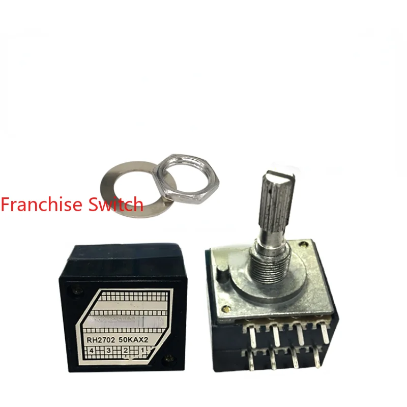 

5PCS Fever-grade Precision Patch Resistor Step-by-step Duplex Volume Potentiometer RH2702-50KA Exponential Type